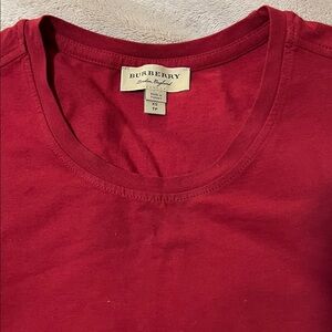Burberry Rich Red Women's Blouse